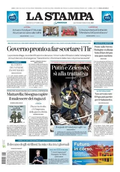 Prima pagina La Stampa | Alessandria