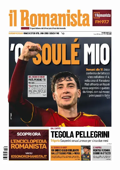 Prima pagina Il Romanista