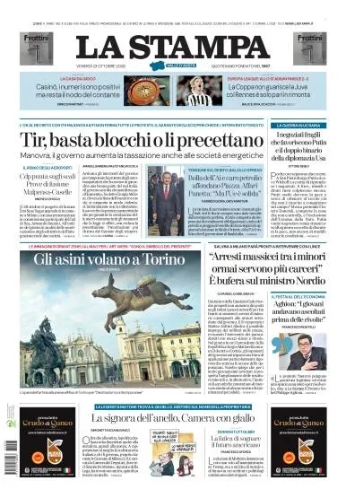 Prima pagina La Stampa | Aosta