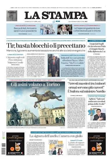 Prima pagina La Stampa | Asti