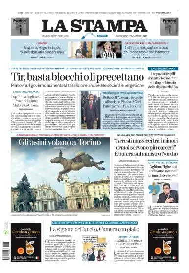 Prima pagina La Stampa | Imperia