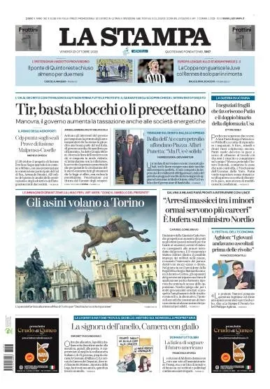 Prima pagina La Stampa | Vercelli