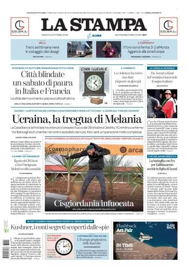 Prima pagina La Stampa | Biella