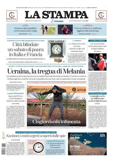 Prima pagina La Stampa | Novara