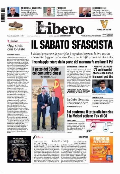 Prima pagina Libero