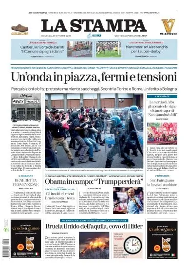 Prima pagina La Stampa | Biella