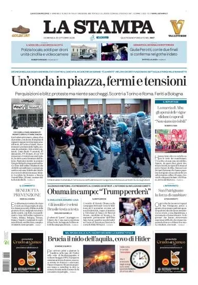 Prima pagina La Stampa | Vercelli