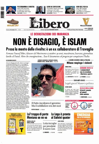Prima pagina Libero