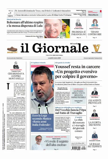 Prima pagina il Giornale