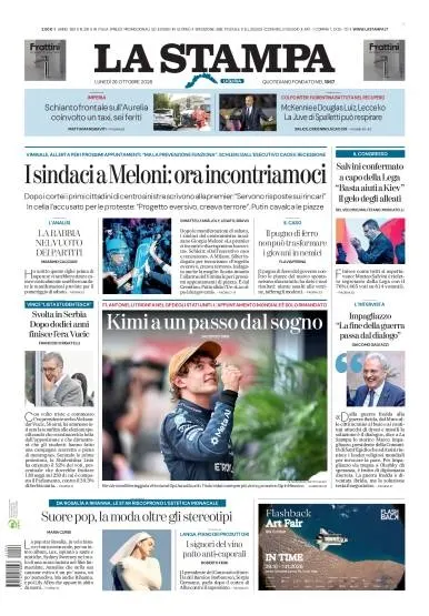 Prima pagina La Stampa | Imperia
