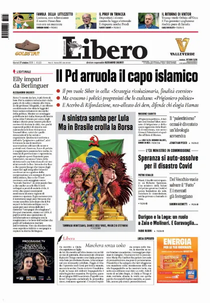 Prima pagina Libero