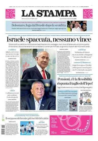 Prima pagina La Stampa | Milano