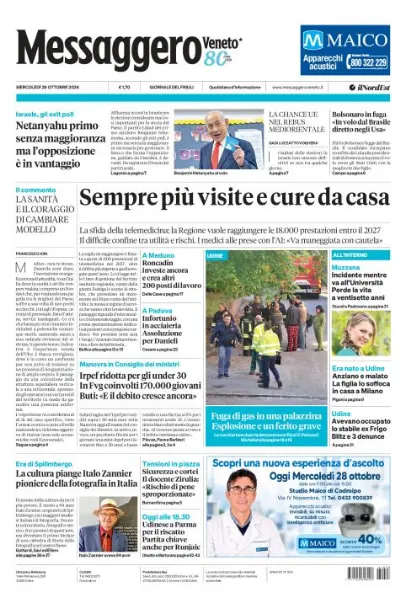 Prima pagina Messaggero Veneto | Gorizia