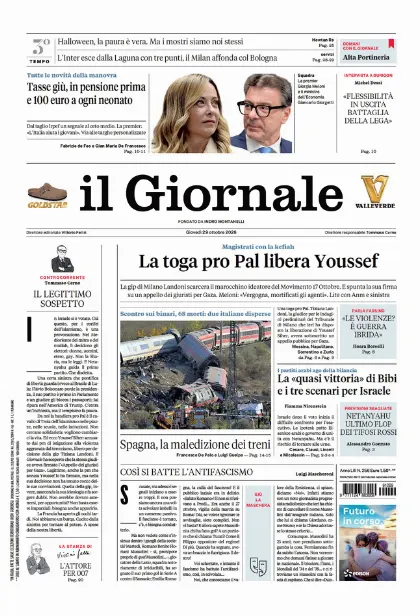 Prima pagina il Giornale