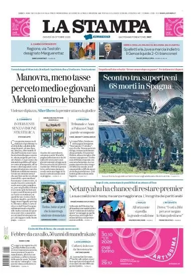 Prima pagina La Stampa | Aosta