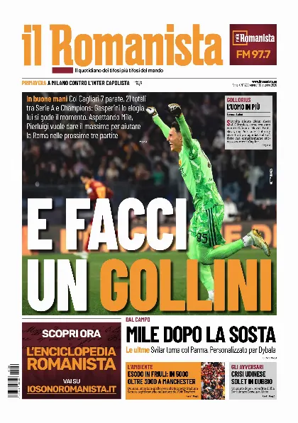 Prima pagina Il Romanista