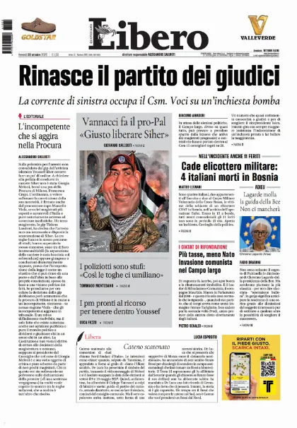 Prima pagina Libero