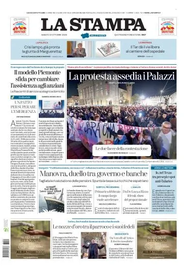 Prima pagina La Stampa | Aosta