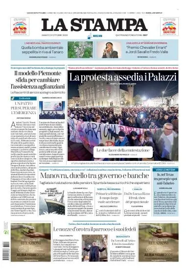 Prima pagina La Stampa | Cuneo