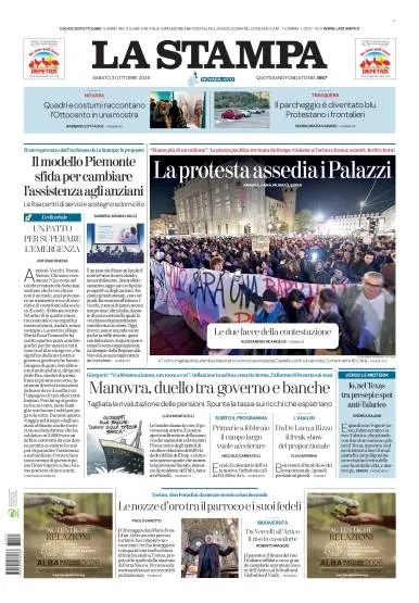 Prima pagina La Stampa | Novara