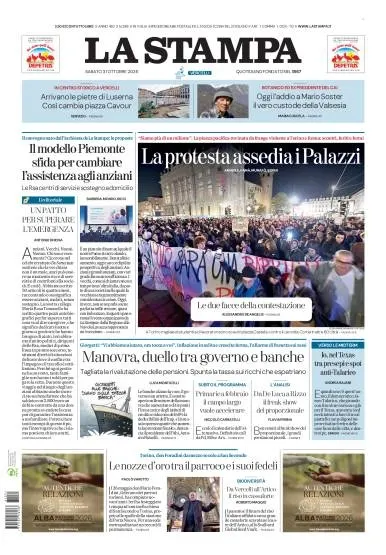 Prima pagina La Stampa | Vercelli