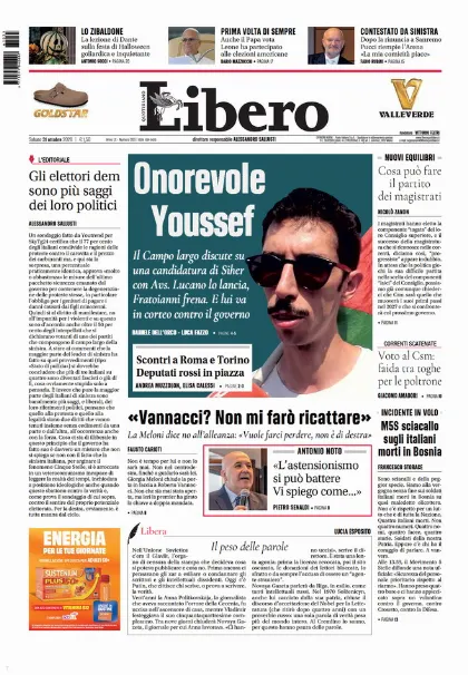Prima pagina Libero
