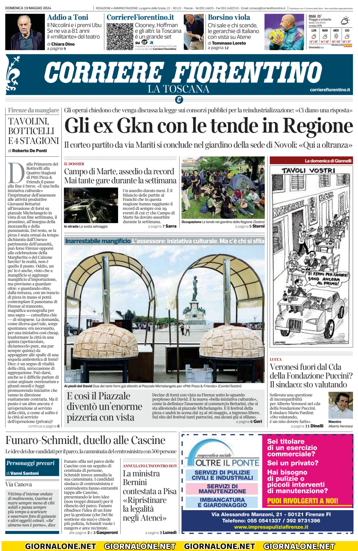 Prima pagina di Corriere dell'Alto Adige